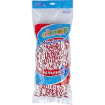 Elmop Pm01 Yedek Islak Vidalı Mop Paspas Püskül Ucu Pamuklu Mikrofiber İpli Mop Yedeği Başlığı