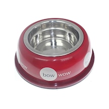 Desenli Tekli L Fil Dişi ve Çelik Köpek Mama ve Su Kabı 946 ML