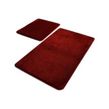 Havaı Kırmızı 2 Lı Set Banyo Halısı Paspas Seti