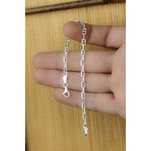 Encili Silver 925 Ayar Gümüş Zincir Model Bileklik
