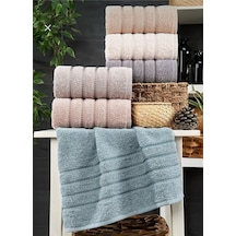 Eponj Home 6lı El Havlu Seti 50x85 You A.kahve-bej-mor-lila-pudra-mint Yeşili A.kahve-bej-mor-lila-pudra-mint Yeşili