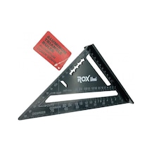 Rox Wood 0023 175 MM Alüminyum Üçgen Gönye 45 Derece
