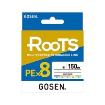 Gosen X8 Roots Pe 8 Örgü Spin İp Misina 150mt Multi Color Standart - 0.8 Pe