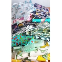 Nyma Home Parça Kumaş - 1 Kg Karışık Paket - Tüm Parçalar En Az 1 Mt Karışık-asorti