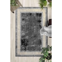 Kaymaz Taban Yıkanabilir Halı Mutfak, Salon, Yatak Odası İçin Modern Dijital Baskı Halı Slnhalı04 - 0018 Çok Renkli