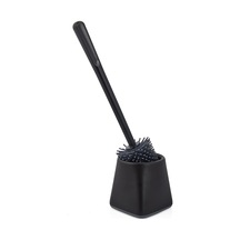 Ayrex Ata Home Silikon Klozet Wc Tuvalet Fırçası Siyah Kare Genel