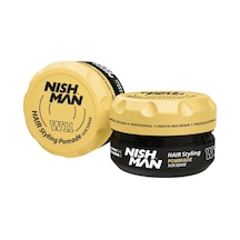 Nish Man W11 Saç Şekillendirici Oynanabilir Doğal Parlak Pomade Wax 100 ML