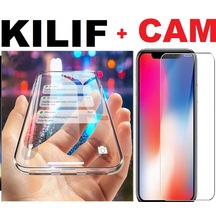Vodafone N8 Premium Soft Kaliteli Kilif + Cam 307201831 - Renk / Gold