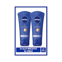 NIVEA Yoğun Nemlendirici El Bakım Kremi 75 ML Shea Yağı, Badem Yağı, Besleyici, Kuru Ciltler, X2 Adet