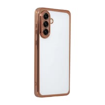 Aklow Akyoleticaret  Galaxy Uyumlu A17 5g Lensli Silikon - Çöl Titanyum