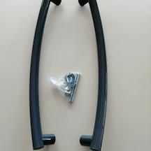 Alüminyum Yay Tip Kol 40 Cm Boyunda Antrasit Gri