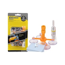 Araç Ön Cam Kırık Çatlak Giderici Hızlı Tamir Kiti 2,5 Cm Çap Kadar Uygundur, 3ml 5 Film