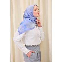 Silk Home Velora Eşarp Sis Desen Bebe Mavi 90x90 Çok Renkli
