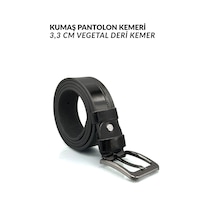 Sermoda 33 Mm Baskılı Desenli Vegetal Deri Erkek Kumaş Pantolon Kemeri 2