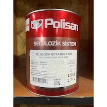 Polisan Selülozik Boya Makine Yeşili 2,5 Litre Yeni Versiyon 6011