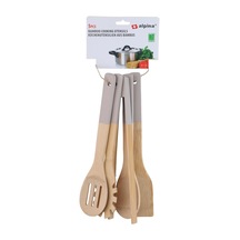 Alp108 Bambu Mutfak Gereçleri Seti 5 Parça 30 Cm Diğer