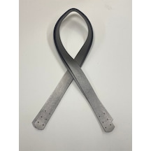 Karantuhafiye Dikmeli Spor Sap / Çanta Sapı / Deri Dikmeli Sap 70 Cm Silver Silver Çok Renkli