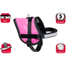 Karlıe Reflektörlü Göğüs Tasma Xs 26-35cm Pembe Çok Renkli