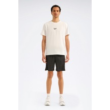 Reebok Id Traın Knıt Short Sıyah Melanj Erkek Şort 000000000102204558 Siyah