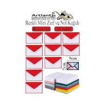 Kırmızı Mini Zarf 7x9 Cm Not Kağıtlı 20 Adet Küçük Kırmızı Zarf Mektup Oyun Zarfı Doğum Günü Dilekleri Zarfı Canlı Renk