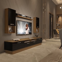 Decoraktiv Trendstyle 5220da Mdf Tv Ünitesi Tv Sehpası Pera - Siyah