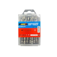 Leo Ph0 75mm ¼ S2 Kalite Mıknatıslı Bits Yıldız Uç 20 Adet