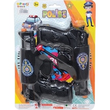 FAB 1414 2'li Silahlı Polis Oyun Seti -Prestij
