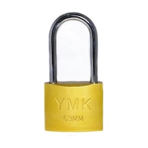 Jenerik Eko Sarı Boyalı Uzun Kancalı Asma Kilit 50mm