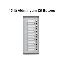 13 Lü Alüminyum Zil Butonu