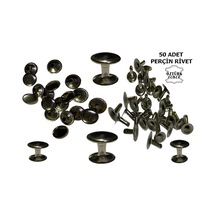 Perçin Rivet 50 Takım Nikel Renk 33.5