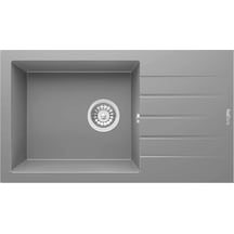 Real Stone Real Stone P010 Assos 76 XL Gri Granit Mutfak Eviyesi 76 x 43.5 CM