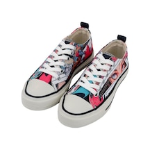 Kadın Vegan Çok Renkli Sneakers - Lollipop Riot Tasarım