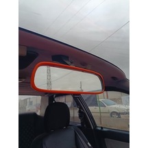 Evrensel Dikiz Aynası Kılıfı, Turuncu Renkli Dekoratif Oto Aksesuar