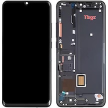 Tkgz - Xiaomi Mi Note 10 Lite Uyumlu Lcd Ekran Dokunmatik Servis Çıtalı Siyah