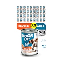 Dogs Up Yaş Yavru Köpek Maması Kuzu Etli 415gr 36lı