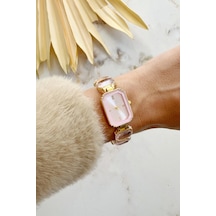 Aosta Pembe Gold Kadın Kol Saati Gold