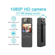 1080 Hd Wifi Vücut Kamerası Gece Görüşlü Video Ve Ses Kaydedi...