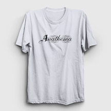 Presmono Unisex Anathema T-shirt Beyaz