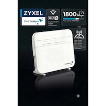 Zyxel Wi-fi 6 Modem 1800 Mbps Premium Vdsl2 Dual-band 5ghz Ax1800 Dx3300-t1 Ttnet Otomatik Kurulum