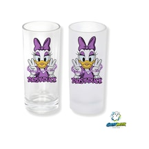 Daisy Duck Buzlu / Buzsuz Seçenekli Rakı Bardağı 1 Adet Şık Sunum Bardağı 0236
