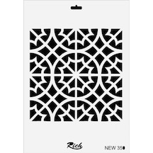 Rich New Seri N-350 Stencil 35X25 Cm