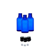 Aropi Mavi Cam Şişe Kilitli Kapak-tıpa 100ml 100 Adet