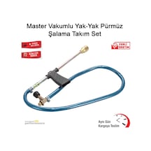Master Vakumlu Yak-Yak Pürmüz Şalama Takım Set Siyah