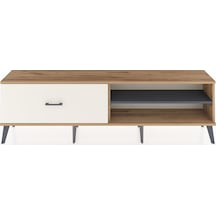 Arges Tv Ünitesi Tek Raflı Tek Çekmeceli 176x30x51 Çam-antrasit/aytaşı Antrasıt/aytası