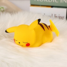 Pikachu Gece Lambası Sevimli Komodin Lambası Aydınlatma Sakinleştirici Çok Renkli