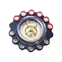 12'li Shot Bardaklı Rulet Oyunu Siyah Alk2547