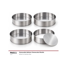 Fida Altı Çıkmalı Cheesecake Kalıbı Paslanmaz - Ø240 H60mm Inox