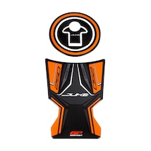 GP Kompozit KTM Duke 250 2017-2022 Uyumlu Tank Pad Siyah-Turuncu