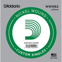 D'addario Acoustic Or Electric Nickel Wound Singles 062 Nw062