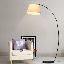 Riolight Retro Hareketli Kumaş Başlık Lambader Köşe Lambası